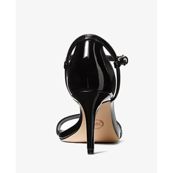 MICHAEL KORS Classic Leather Ankle Strap Stiletto Heel Sandals 9.5 M - Picture 4 of 16